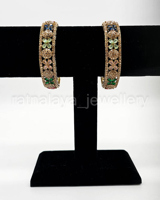 Stonework Bangle Set