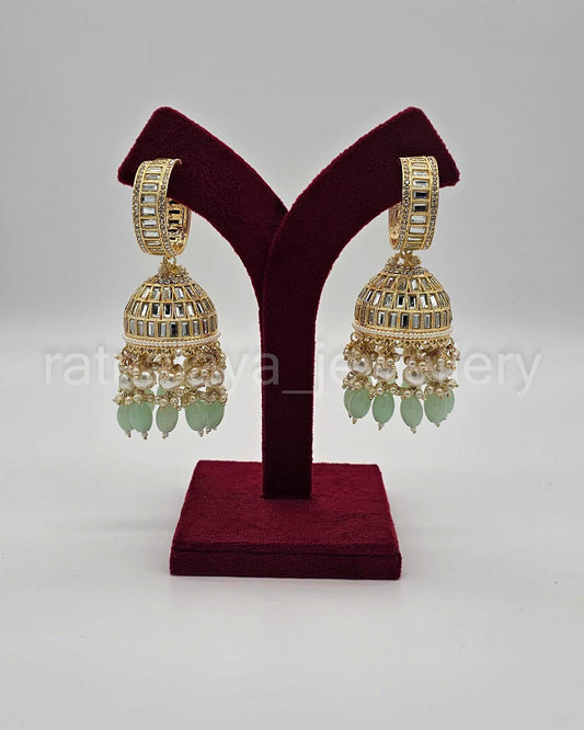 Oversized Jhumka Hoops