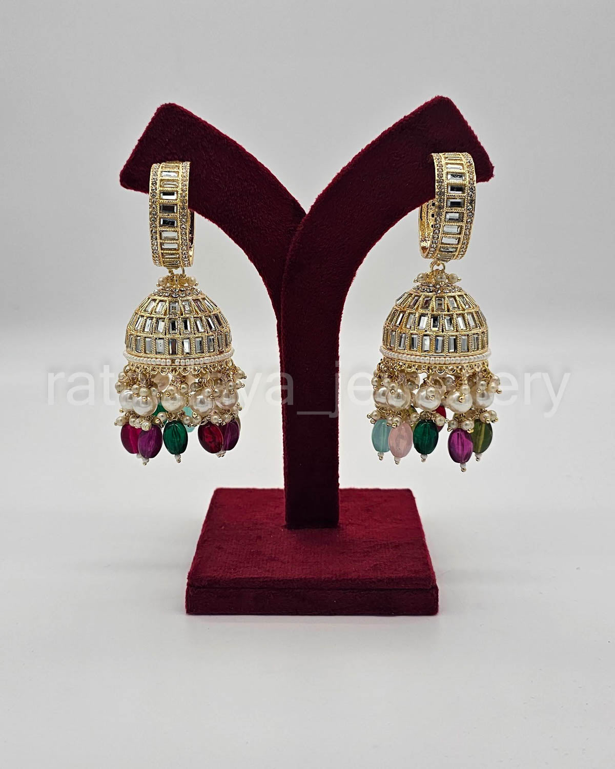 Oversized Jhumka Hoops