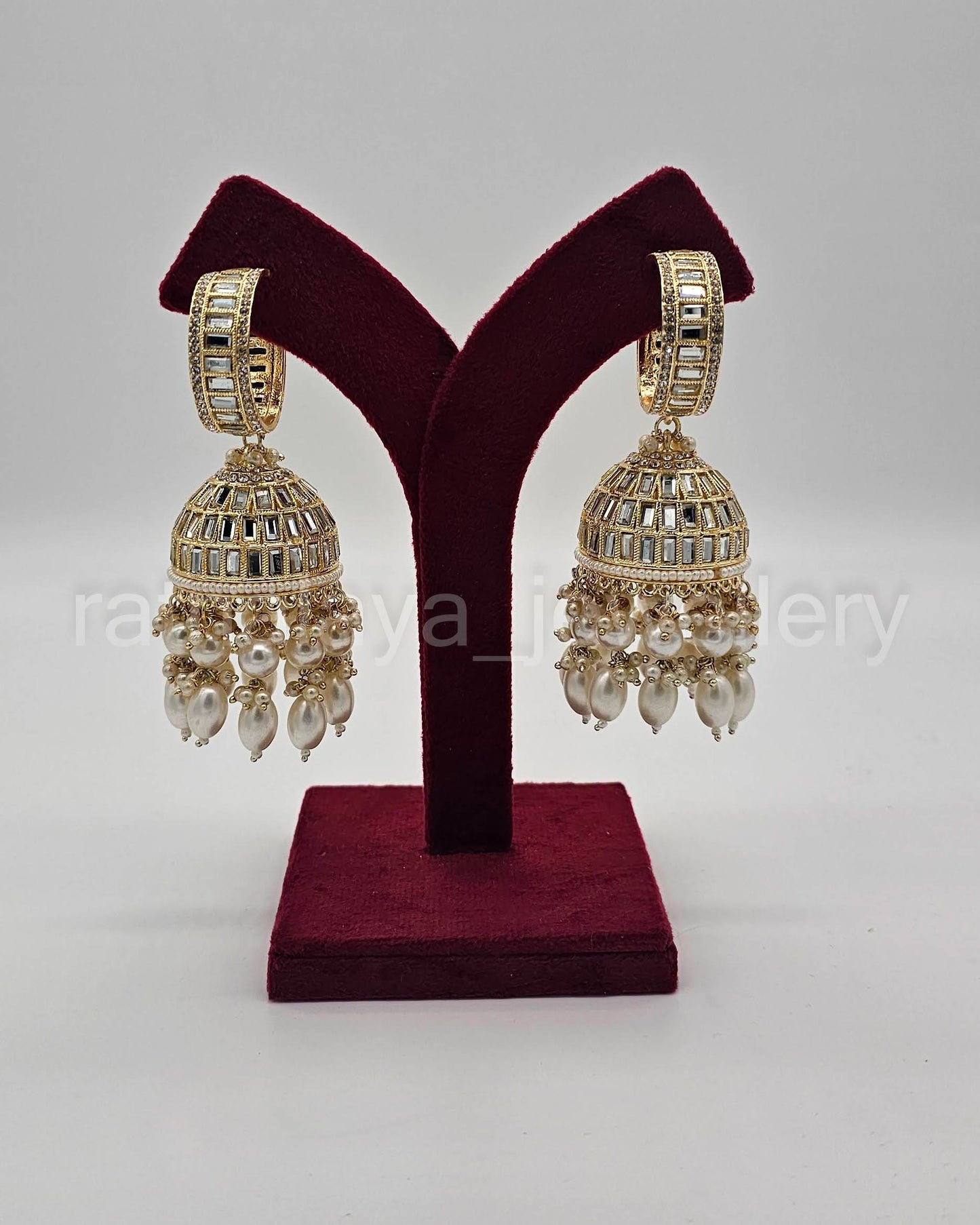 Oversized Jhumka Hoops