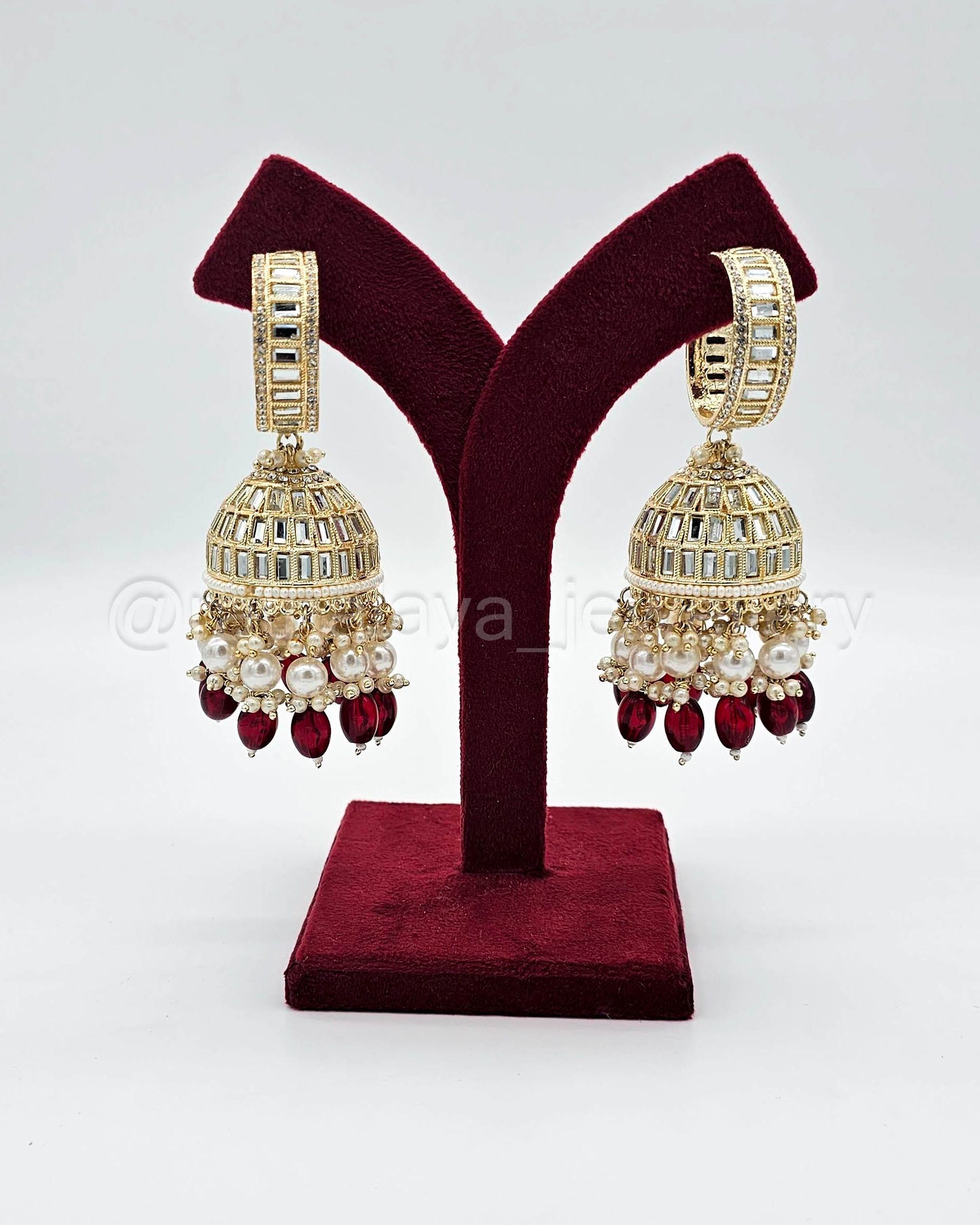 Oversized Jhumka Hoops