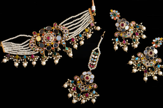 Large Mirror Choker Set