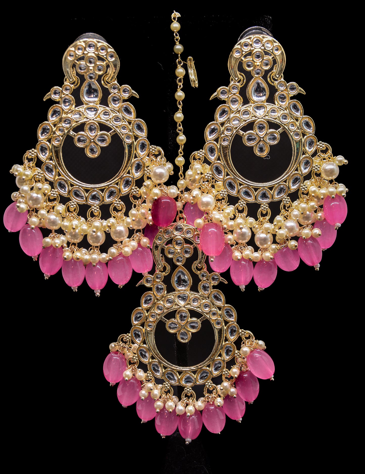Kundan Earring Tikka Set