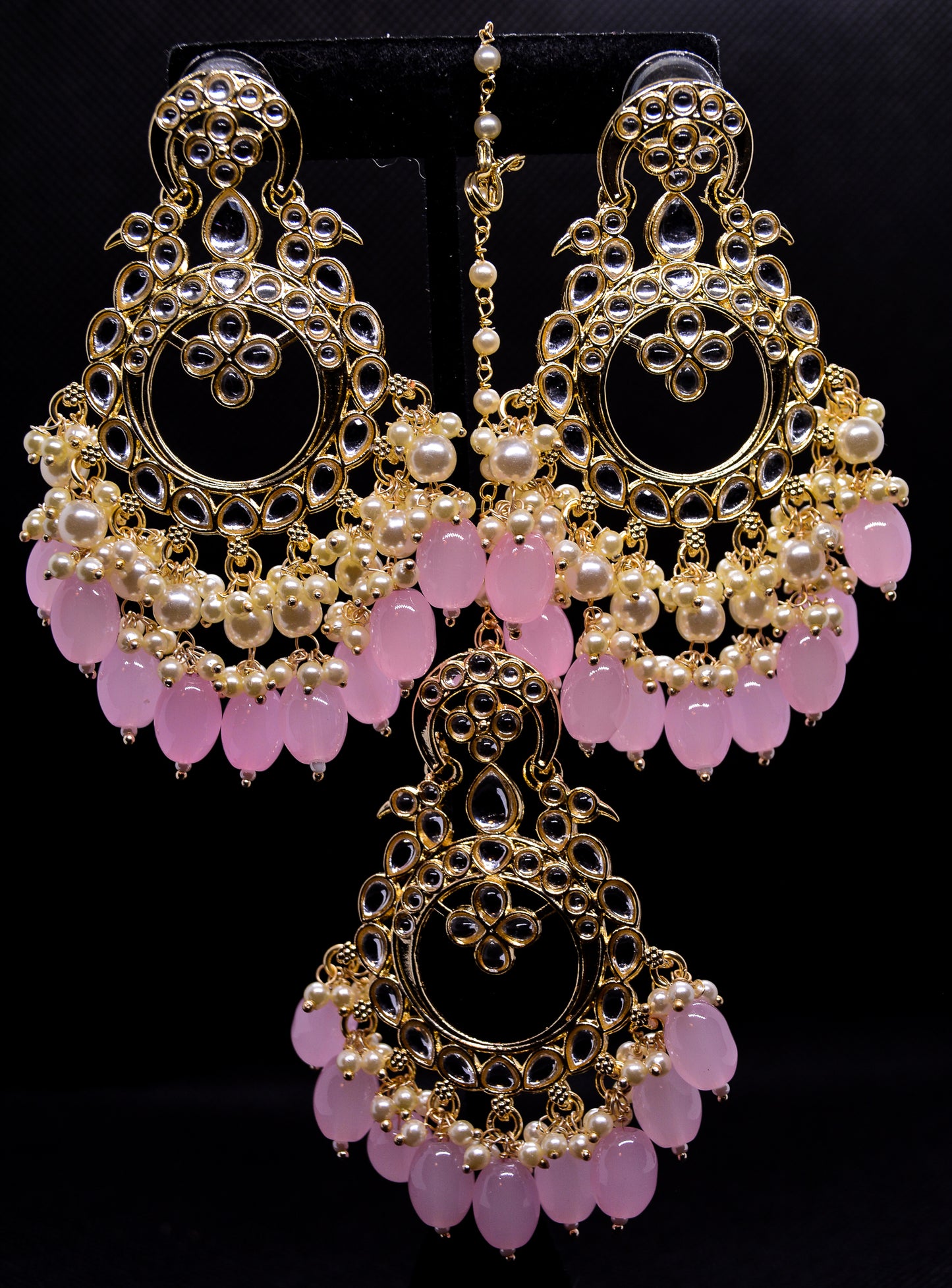 Kundan Earring Tikka Set