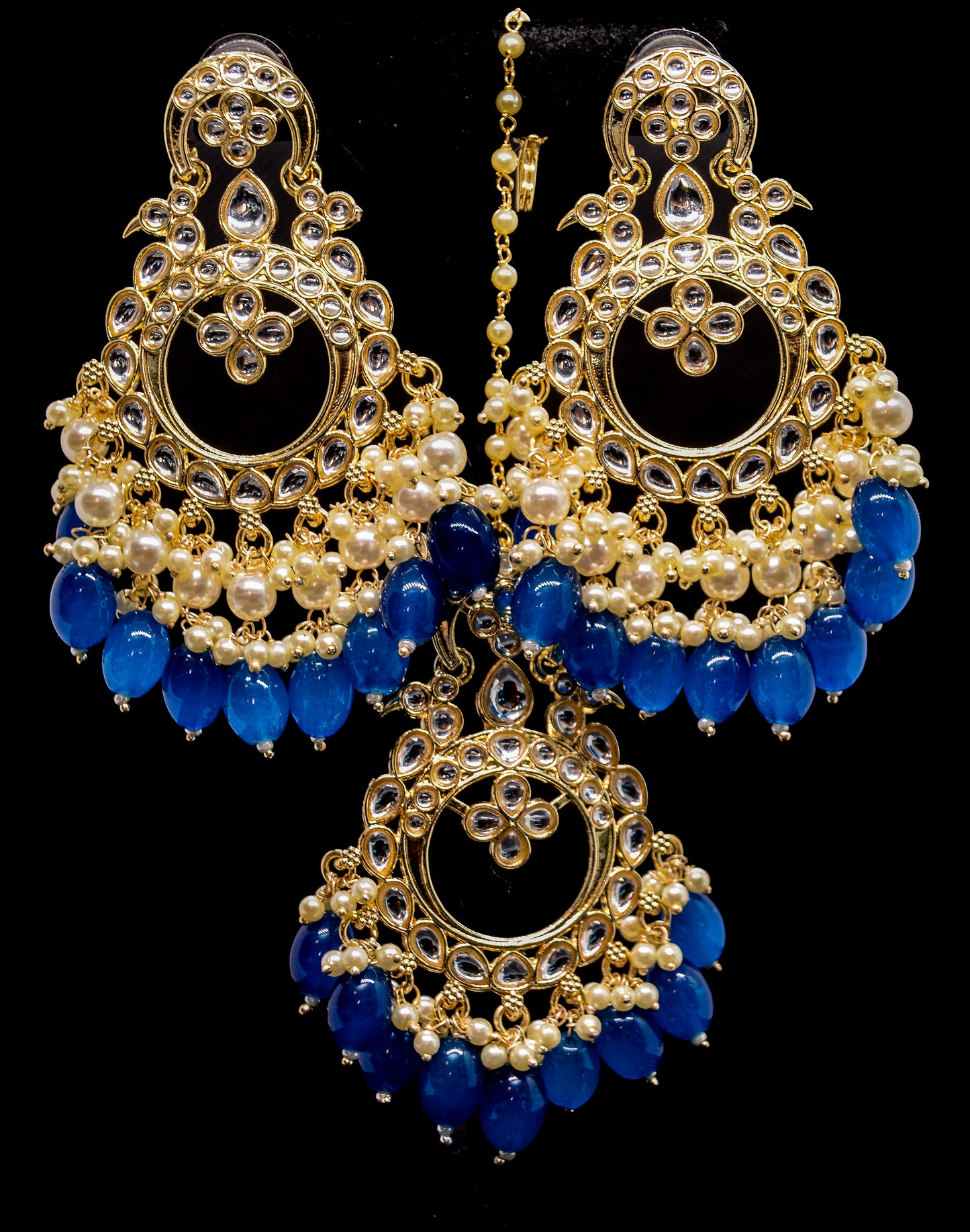Kundan Earring Tikka Set