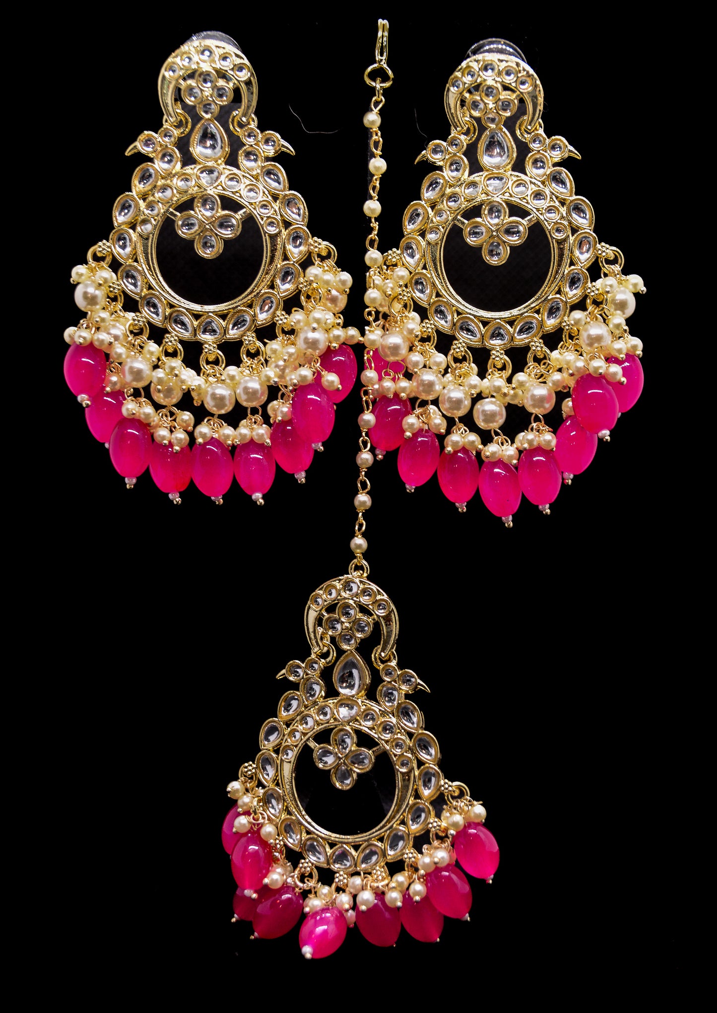 Kundan Earring Tikka Set