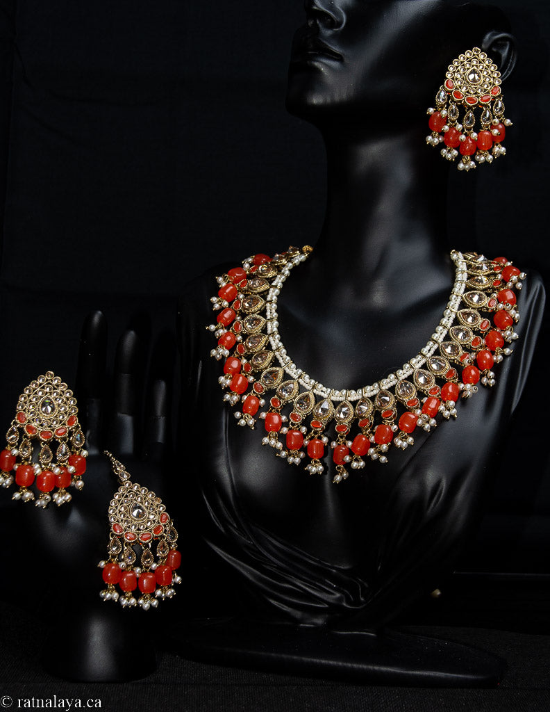 Reverse AD Necklace Set