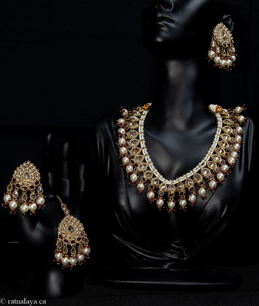 Reverse AD Necklace Set