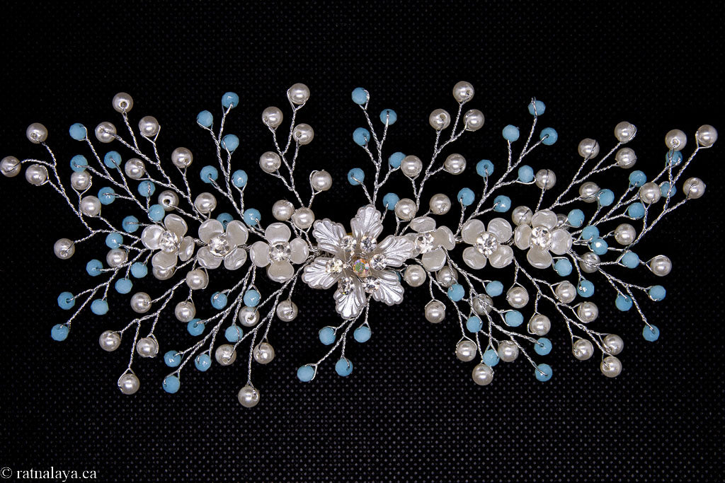 Crystal Flower Hair Accessory