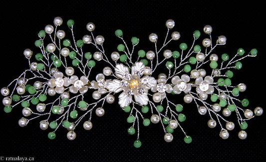 Crystal Flower Hair Accessory